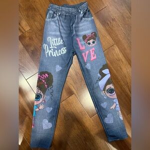 Little Princess Kids Cartoon Jeans